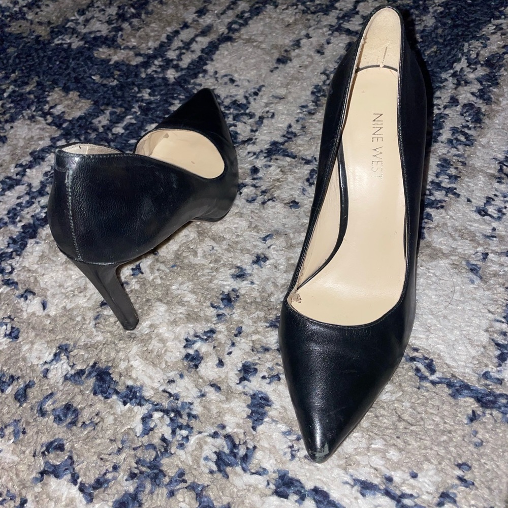 Nine West black heels